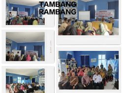 UPT Puskesmas Tambang Rambang Gelar Kegiatan Program dan Lintas Sektor pendampingan (ILP) Posyandu
