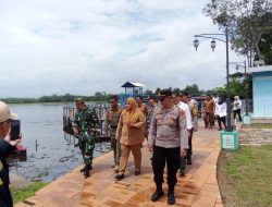 TIM Gabungan Dinas Pariwisata kab,Musi rawas Melakukan inspeksi berbagai fasilitas Di Objek Wisata Danau Aur