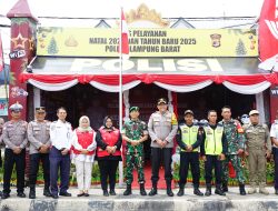 DANDIM 0422/LB DAN KAPOLRES LAMPUNG BARAT GELAR PATROLI POS PENGAMANAN NATAL DAN TAHUN BARU