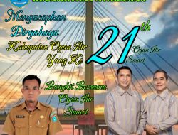 KEPSEK SDN 03 PAYARAMAN KECAMATAN PAYARAMAN,MENGUCAPKAN SELAMAT HUT KE 21 OGAN ILIR,SMART (2025)