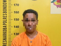 Polres Bondowoso berhasil mengamankan pelaku pengedar Sabu dari Probolinggo