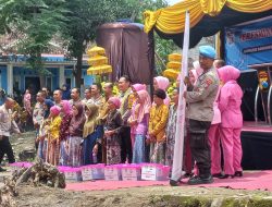 Kapolres Bondowoso AKBP LINTAR MAHARDHONO S.H, S.I.K,M.I.K,Meresmikan Bantuan Sumur Bor dan Salurkan Paket Sembako
