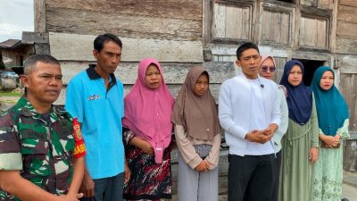 Komandan Kodim 0422/Lampung Barat Silaturahmi ke Siswi Korban Bullying SMPN 1 Sukau