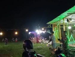 Babinsa Kodim 0822 Sosialisasi Rekrutmen Tamtama TNI AD Gelombang I TA 2025 di Pasar Malam Pucang Anom Kabupaten Bondowoso