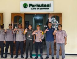 ADMINISTRATUR PERUM PERHUTANI KPH BONDOWOSO MENERIMA KUNJUNGAN KERJA KAPOLRES BONDOWOSO