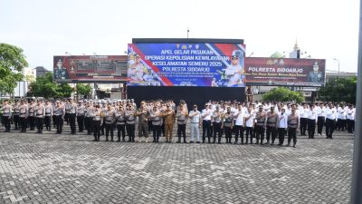 Operasi Semeru Dimulai, Plt. Bupati Sidoarjo Imbau Warga Tertib Berlalu Lintas