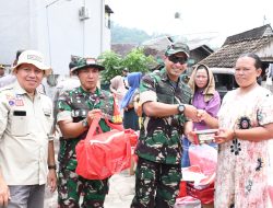 Kunjungan Forkopimda dan Dandim 0822 Karya Bakti Pasca Bencana Banjir di Desa Wonoboyo