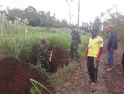 Pembangunan Gapura di Desa Trotosari Masuki Hari Kedua Pra-TMMD