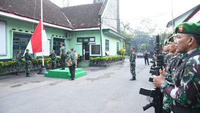 Upacara Bendera 17-an di Makodim 0822 Bondowoso, Kasdim Pimpin Kegiatan dengan Semangat Kebangsaan