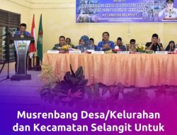 Mewakili Bupati Musi Rawas Kepala Bappeda Menghadiri Musrenbang DI Gedung Serba Guna Kecamatan Selangit