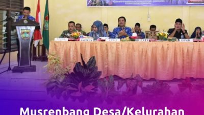 Mewakili Bupati Musi Rawas Kepala Bappeda Menghadiri Musrenbang DI Gedung Serba Guna Kecamatan Selangit