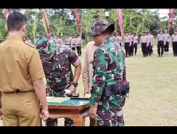 Kodim 0822 Bondowoso Gelar Gladi Upacara Pembukaan TMMD Ke-123