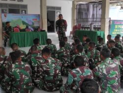 Dandim 0822 Berikan Pengarahan Kepada Personel BKO TMMD Reg. 123 Bondowoso