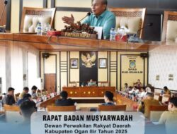 Pelaksanaan Kerja 2025, DPRD Ogan Ilir Gelar Rapat Banmus