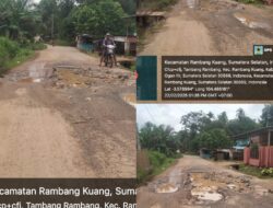MASYARAKAT KELUHKAN JALAN RUSAK BERLOBANG, MINTA PiHAK PEMERINTAH PERBAIKI