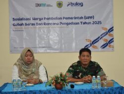 Kasdim 0822 Bondowoso Hadiri Sosialisasi HPP Gabah dan Rencana Pengadaan Tahun 2025