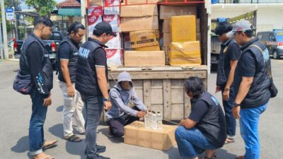 Satreskrim Polres Pasuruan Kota Ungkap Peredaran Miras ilegal 860 Botol Menjelang Ramadhan