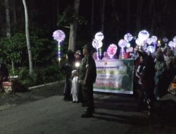 Sinergitas TNI-Polri dalam Pengamanan Pawai Lampion di Desa Dawuhan