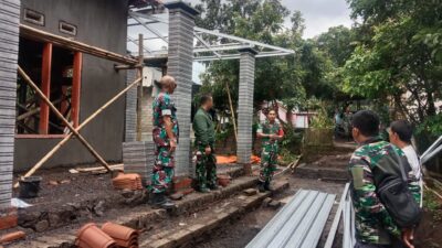 Yakinkan Tepat Waktu, Dandim Bondowoso Kunjungi Lokasi TMMD 123