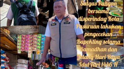 Satgas Pangan Polres Pasuruan Kota Rajin Sidak Pasar, Harga Pangan Stabil Pada Bulan Ramadhan