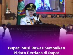 Rapat Paripurna DPRD Musi Rawas,Dalam Rangka Mendegarkan Pidato Bupati Musi Rawas Hj. Ratna Machmud Masa Jabatan 2025 – 2030