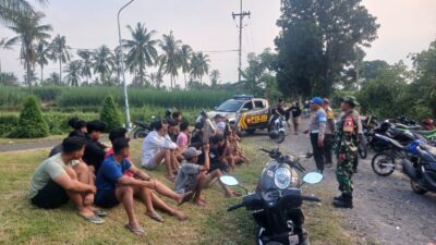 Jajaran Polsek Tapen dan Koramil 0822/11 Tapen Melaksanakan Patroli Antisipasi Balap Liar