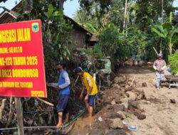 Jalan di Paving Satgas TMMD, Warga Desa Trotosari Bergembira Kegirangan Dan Lebih Nyaman Beraktivitas