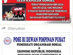 Aksi jalan ke mabes polri terkait BBM ilegal di sumatera selatan minta Kapolri usut tuntas mafia minyak