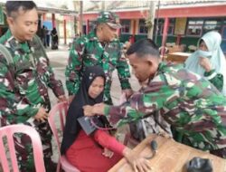 Pemeriksaan Kesehatan oleh Polkes dalam TMMD 123, Warga Gunosari Terima Manfaat Besar