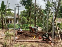 Satgas TMMD Ke-123 Bondowoso Bangun Green House