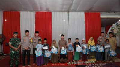 Tebar Kebaikan di Bulan Ramadhan, Polres Jember Santuni Anak Yatim