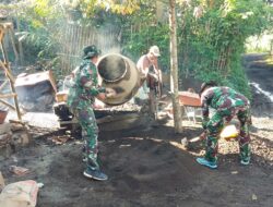 KEBERSAMAAN TNI DAN WARGA SUKSESKAN RUTILAHU TMMD KE-123