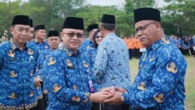 Momen Apel Gabungan, Sekda Ogan Ilir Minta ASN Sukseskan Program Pemerintah Pusat