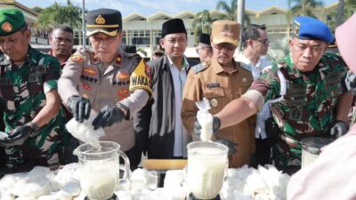 Jelang Idul Fitri 1446 H, Polres Jember Musnahkan Ribuan Barang Bukti Hasil Operasi di Bulan Ramadhan