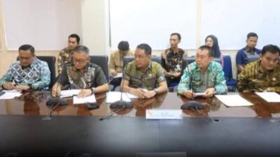 Kadis Perkim Lubuklinggau Febrio Fadilah Mendampingi Walikota Lubuklinggau Audiensi dengan Gubernur Sumsel