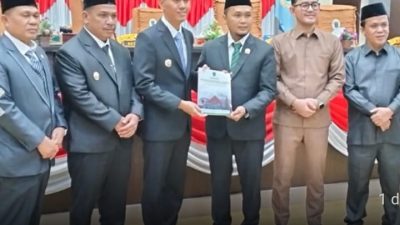 DPRD OKI Gelar Paripurna, Muchendi Paparkan Nota Pengantar LKPJ Kepala Daerah Tahun Anggaran 2024