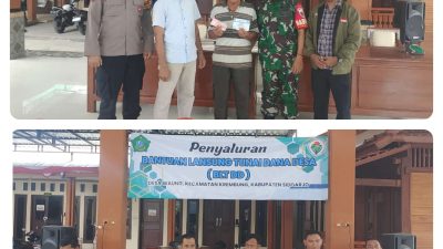 Pemerintah Desa Waung Salurkan BLT Dana Desa Tahap Pertama Kepada 10 Keluarga Penerima Manfaat