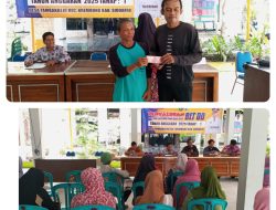 Desa Tambakrejo Kecamatan Krembung Salurkan BLT-DD TA 2025 Tahap Pertama di Penghujung Ramadhan