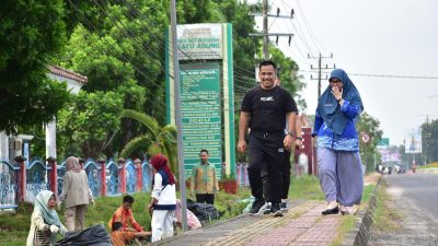 Sambut Idul Fitri, OPD di Lingkungan Pemkab OKI Lakukan Bersih-Bersih di Wilayah Kota Kayuagung