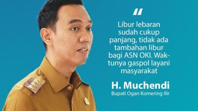 Libur Lebaran Usai, Bupati Muchendi ke ASN: Liburnya Sudah Cukup, Ayo Gaspol Layani Masyarakat!