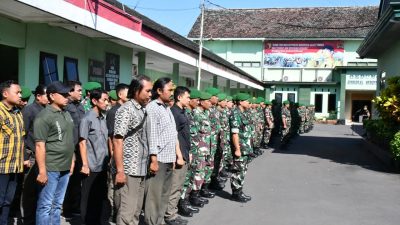 Personel Kodim Bondowoso Gelar Apel Kembali Cuti Lebaran