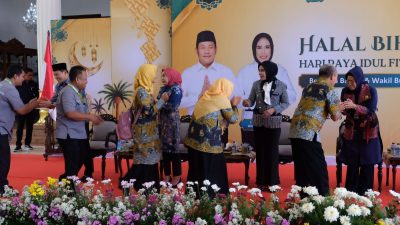 Hari Pertama Setelah Libur Lebaran, Bupati dan Wakil Bupati Sidoarjo Gelar Halal Bihalal Bersama ASN