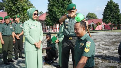 KODIM 0422/LB GELAR KORPS RAPORT KENAIKAN PANGKAT DAN TRADISI SATUAN