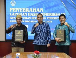 Kabupaten Sidoarjo Kembali Terima Opini WTP Kedua belas Kali Berturut-turut