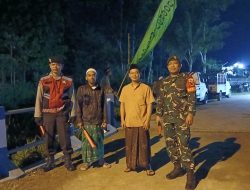 Sinergi TNI-Polri Kawal Pengajian Rutin Majelis Dzikir Fuqoro’ul Musthofa di Bondowoso
