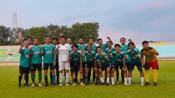 Bupati Subandi, Bank Jatim FC dan Wartawan Sidoarjo Fun Game Sepak Bola