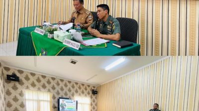 Kodim 0422/Lampung Barat Gelar Rapat Koordinasi Teknis TMMD ke-124 di Kabupaten Pesisir Barat