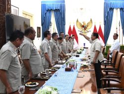 Presiden RI Prabowo Subianto,Menerima Jajaran Persatuan Purnawirawan AD