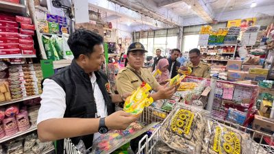 Satgas Pangan Polresta Banyuwangi Sidak Sejumlah Minimarket