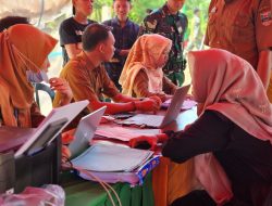 Tim Kesehatan TMMD Ke-124 Kodim 0422/Lampung Barat Kembali Berikan Pelayanan Kesehatan Gratis